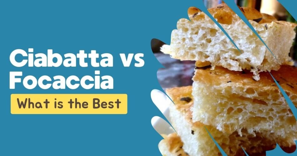 ciabatta vs focaccia